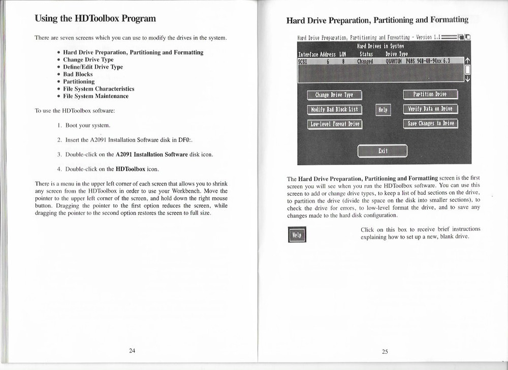 Commodore Amiga 2000 HD Operator's Manual