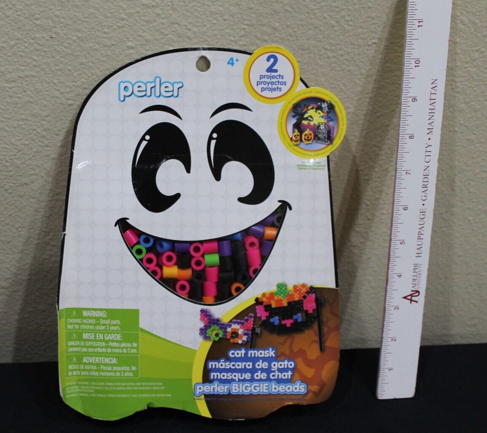 CAT MASK Perler Beads set NEW (2 projects)