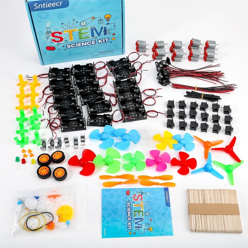 Complete 276PCS Electric Circuit Kit - High-Speed Motor & Versatile Components