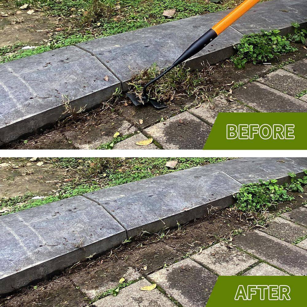 55 In. Heavy Duty Stand up Weeder Puller Tool, Long Handle Manual Weeder Remove