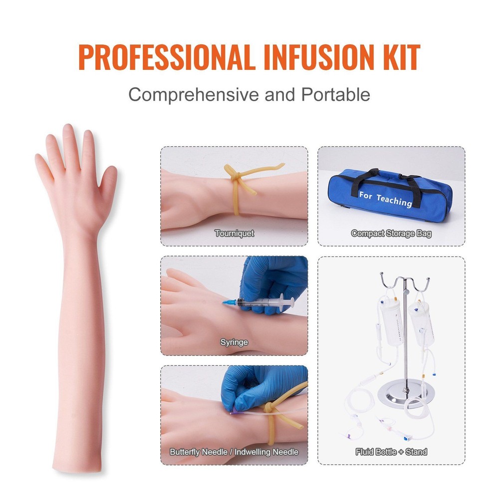 Practical Phlebotomy Training Kit with Soft Tissue Arm, 3-Layer