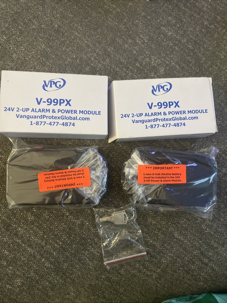 2 Vanguard Products Group VPG V-99 2-up Alarm Module Electronic Security