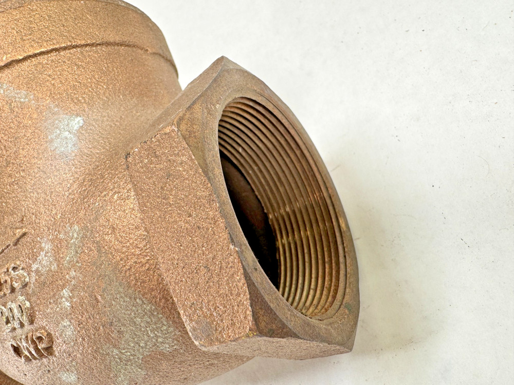 Bronze Swing Check Valve 2" NPT Thread End 125-S / 200-CWP