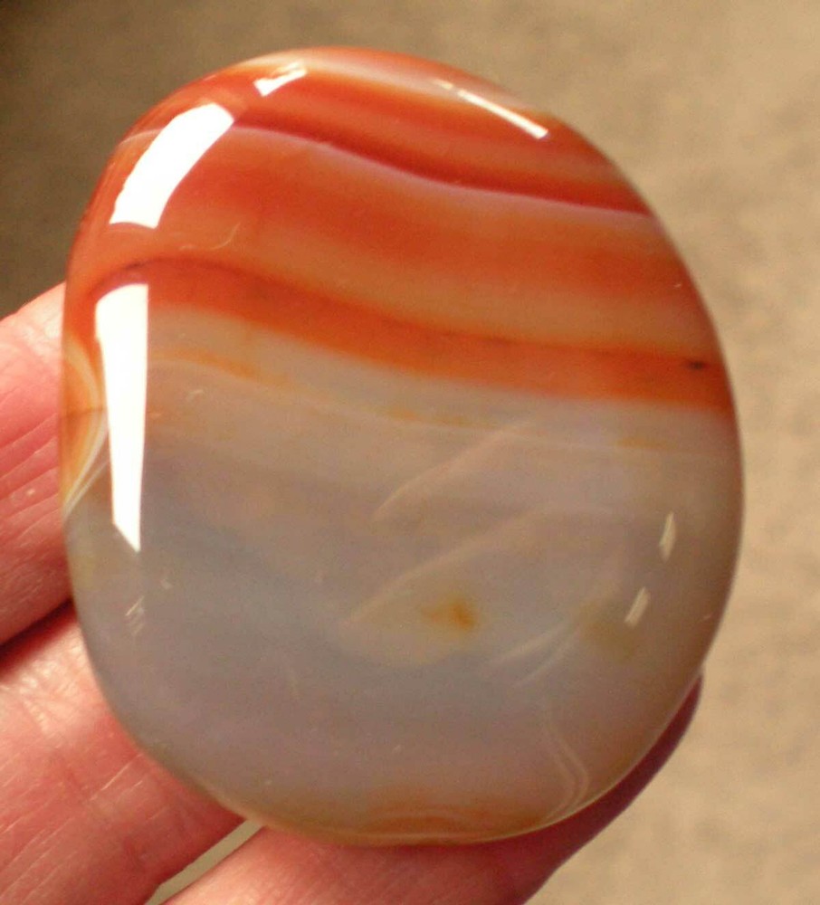 Carnelian Agate Palmstone sc707u