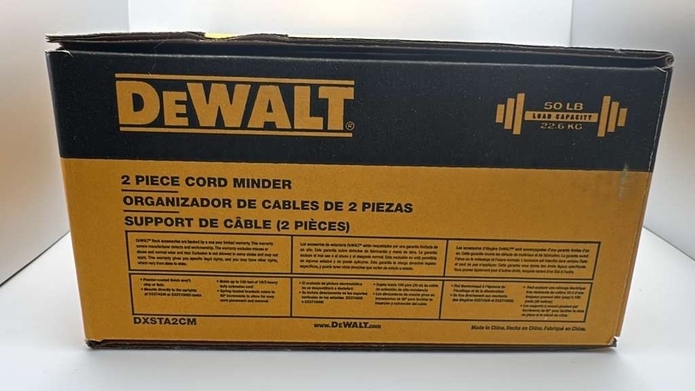 DEWALT DXSTA2CM 2-Pack Cord Minder Bracket Set for DXST Storage Racks | New