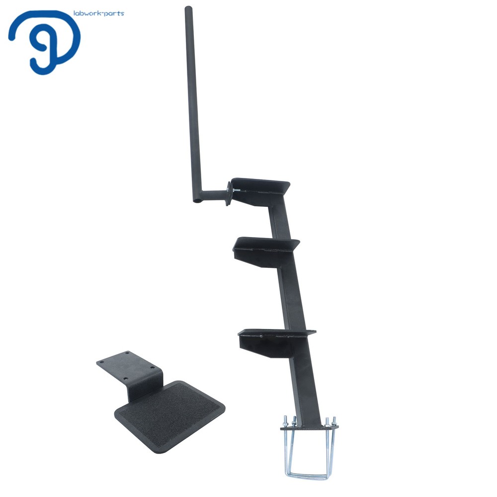 NEW Boat Step w/ Handle Heavy Duty Deep "V" Boat Trailer Steps US