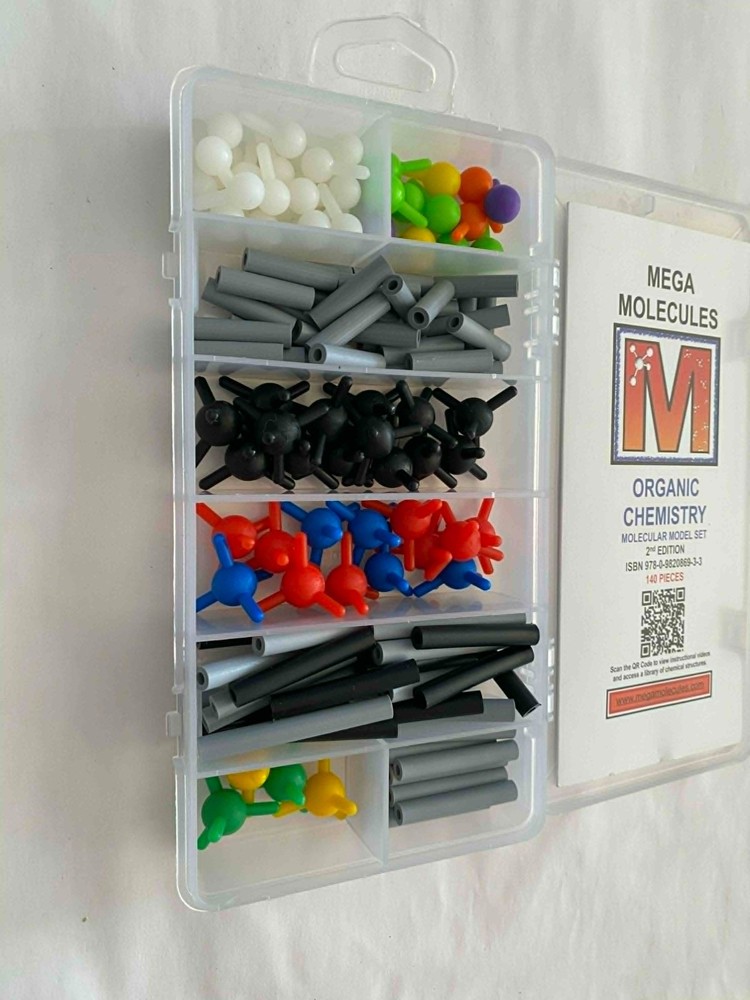 Organic Chemistry Molecular Model Set 2nd Edition ( 140 pcs ) Mega Molecules USA