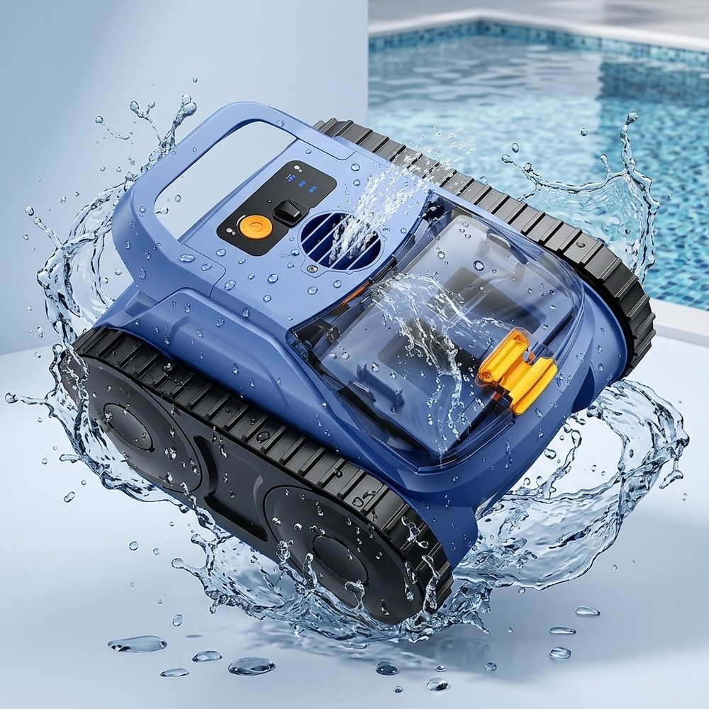 Automatic Robotic Pool Cleaner Auto-Cleaning Floor/Wall/Waterline Inground Pools
