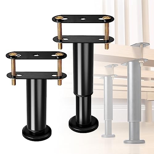 Adjustable Height Bed Frame Center Support Legs Replacement with 5.1 in-8.6 in