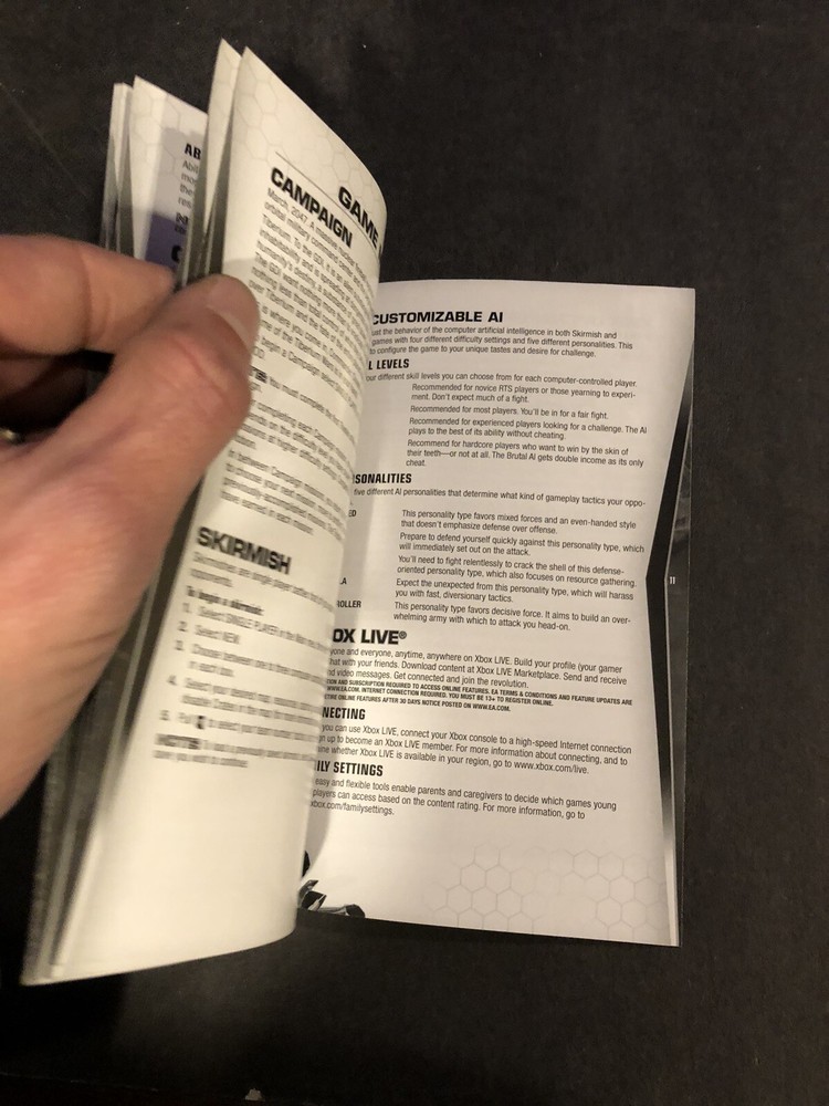 command and conquer 3 xbox 360 Manual Only