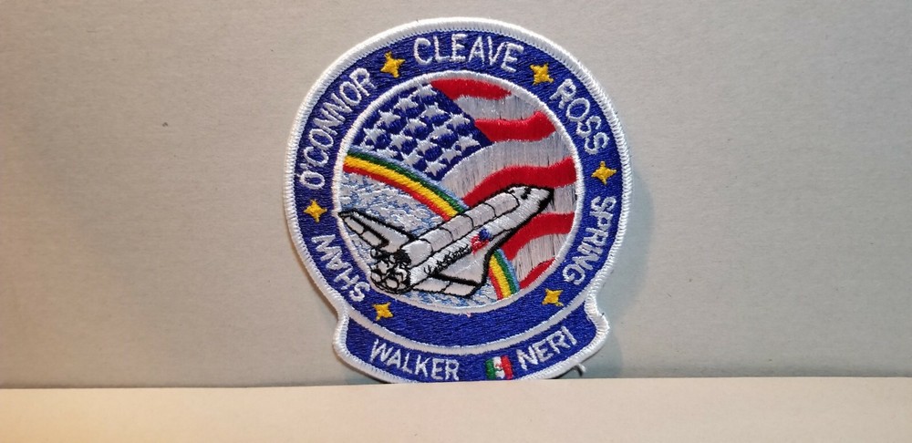 STS-61B SPACE SHUTTLE PATCH "SHAW-O'CONNOR-ROSS-CLEAVE-SPRING-+TWO OTHERS