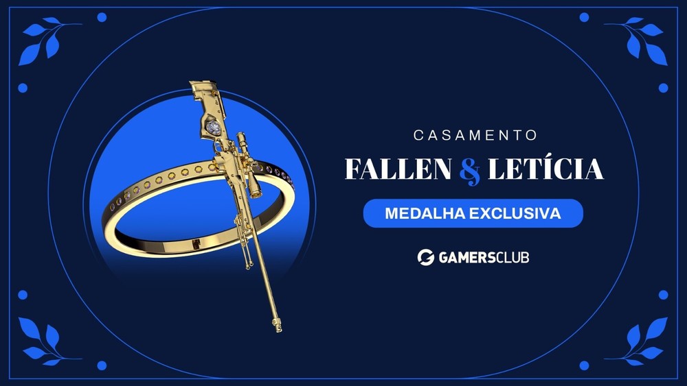 Medalha Gamers Club Casamento Fallen & Letícia Codigo