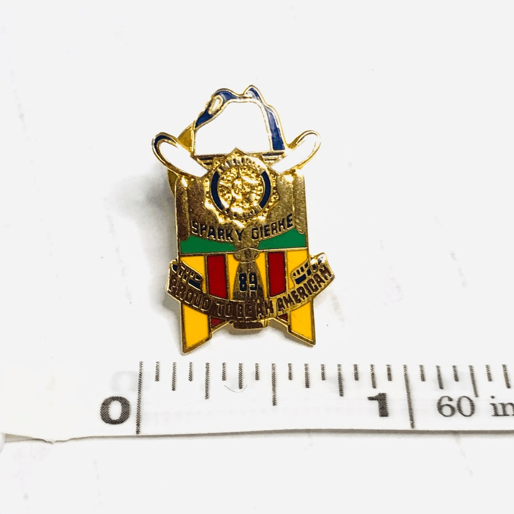 elks pin sparky gierke lapel pin pinback button