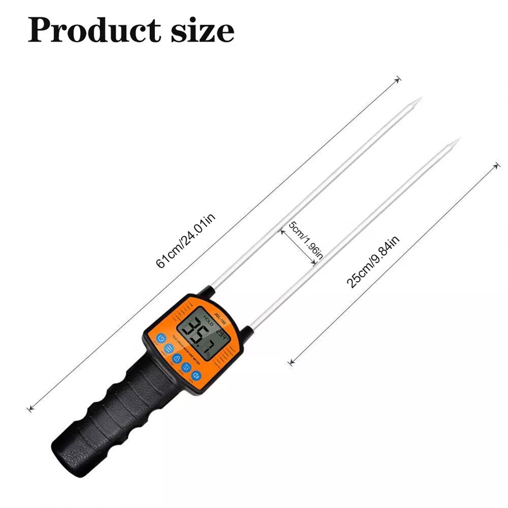 Professional Portable Moisture Tester Hay Moisture Meter Humidity Sensor