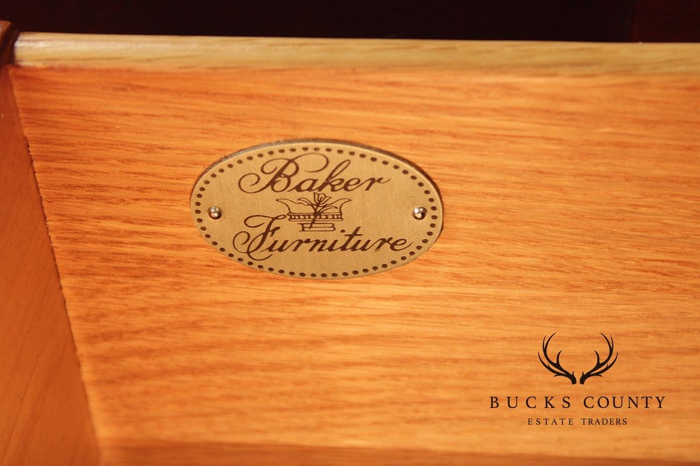 Baker Empire Style Mahogany Server