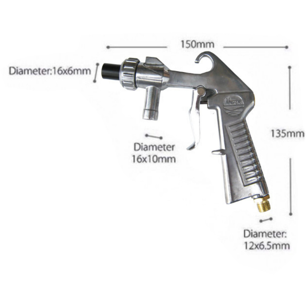 Sandblaster Air Cleaning Sandblasting Sand Blaster Nozzle Pneumatic Tool Sets
