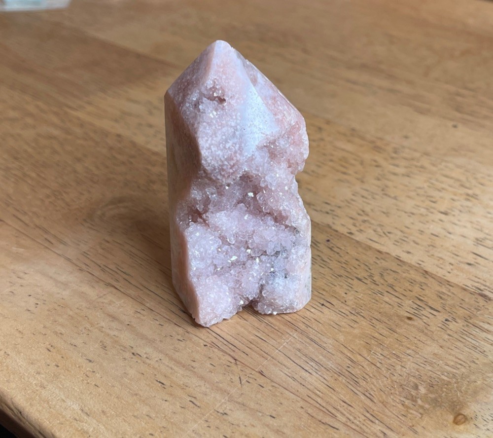 Pink Amethyst And Quartz Tower