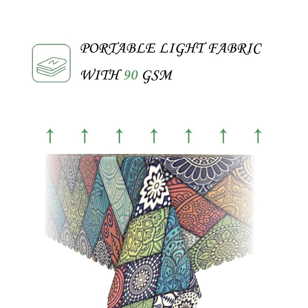 ggaimwf 52x70 Inch Boho Rectangular 70" x 52" (Rectangular), Color 4