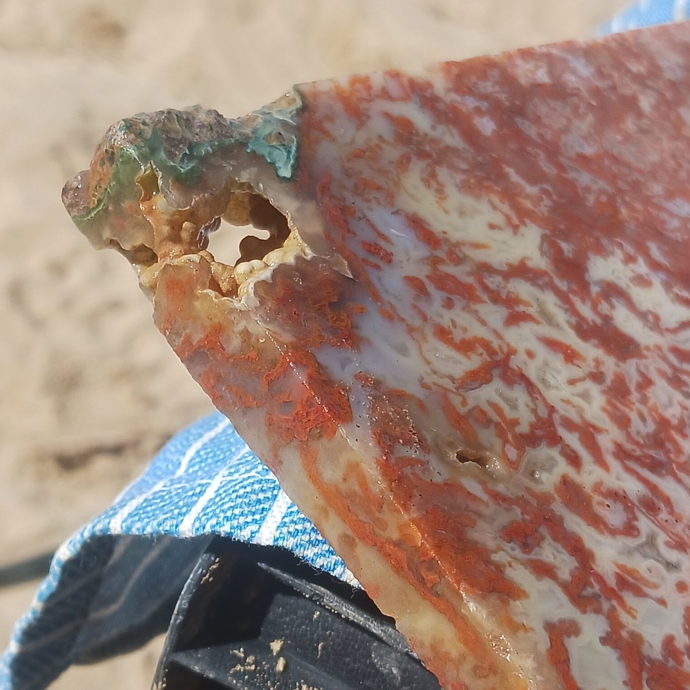 BIG Moss Agate Slab Ready For Lapidary