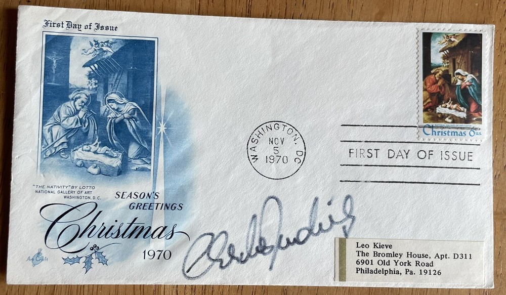 German Opera Singer Christa Ludwig Autograph First Day Cover