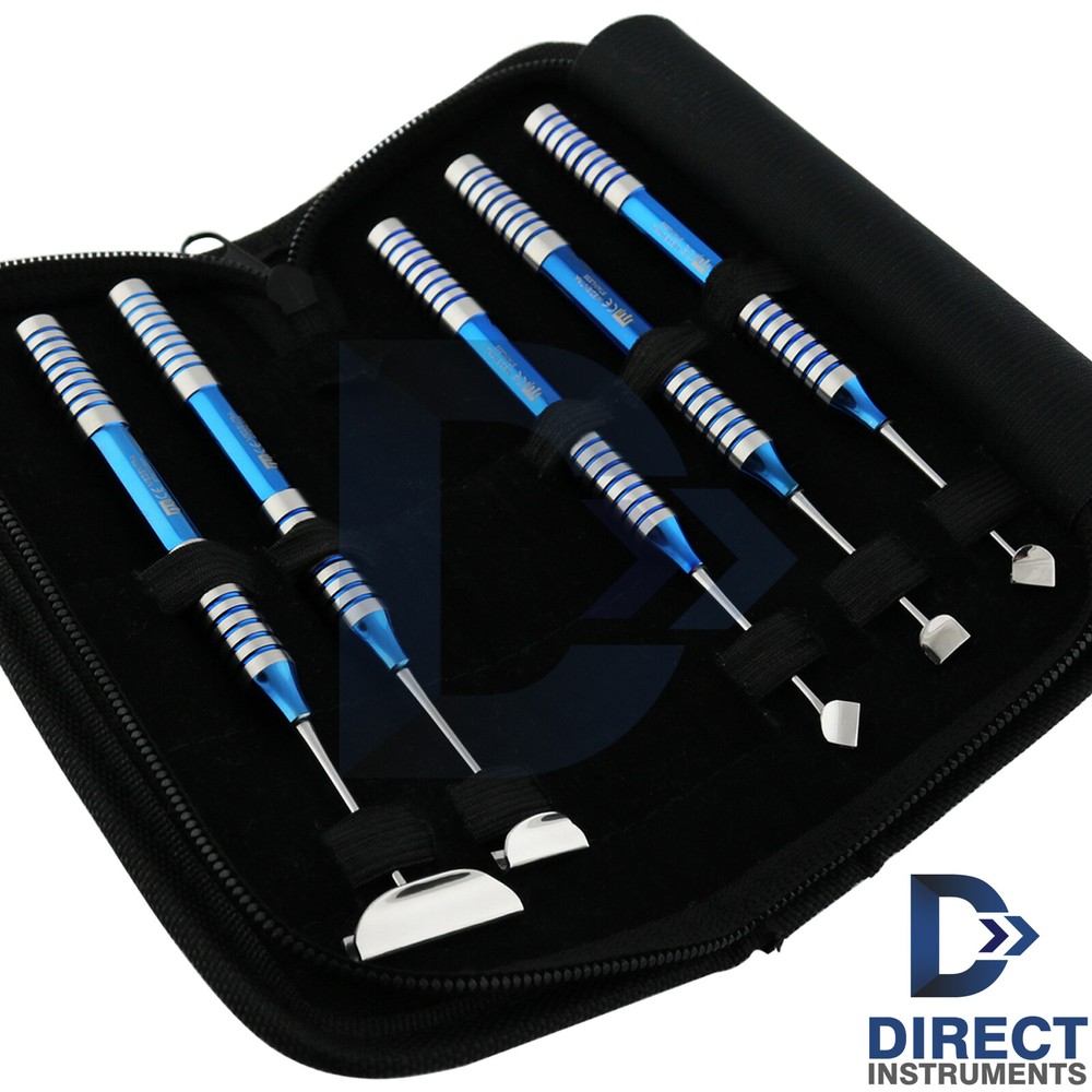 5Pcs Soft Brushes Set Tissue Brushing Kit Extraction Molar Flap Implant Surgery