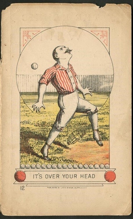 1888 Baltimore Orioles vs Brooklyn Bridgegrooms Program Score Card
