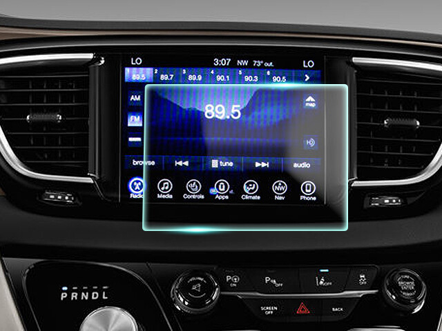 Crystal Clear Screen Protector for 2019 Chrysler Pacifica Vehicle Navigation