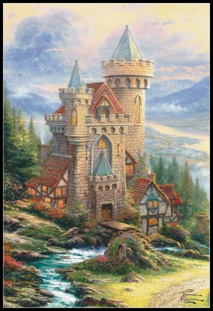 Chart Needlework DIY - Counted Cross Stitch Patterns - Guardian Castle