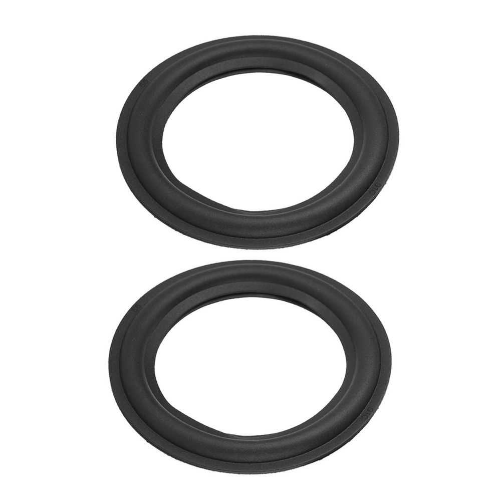 2 Speaker Rubber Edge Black 4'' Repair Part Replacement