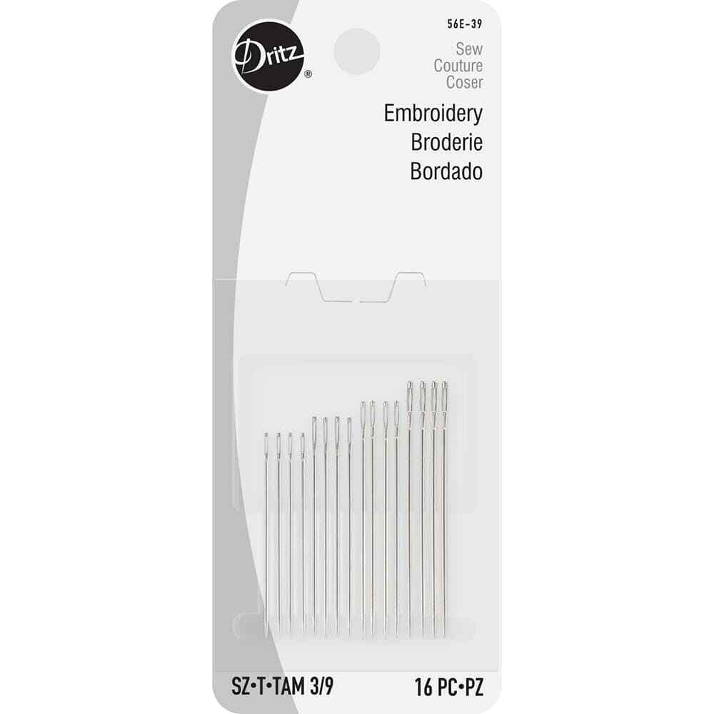 Embroidery Needles Set (16pk), Dritz