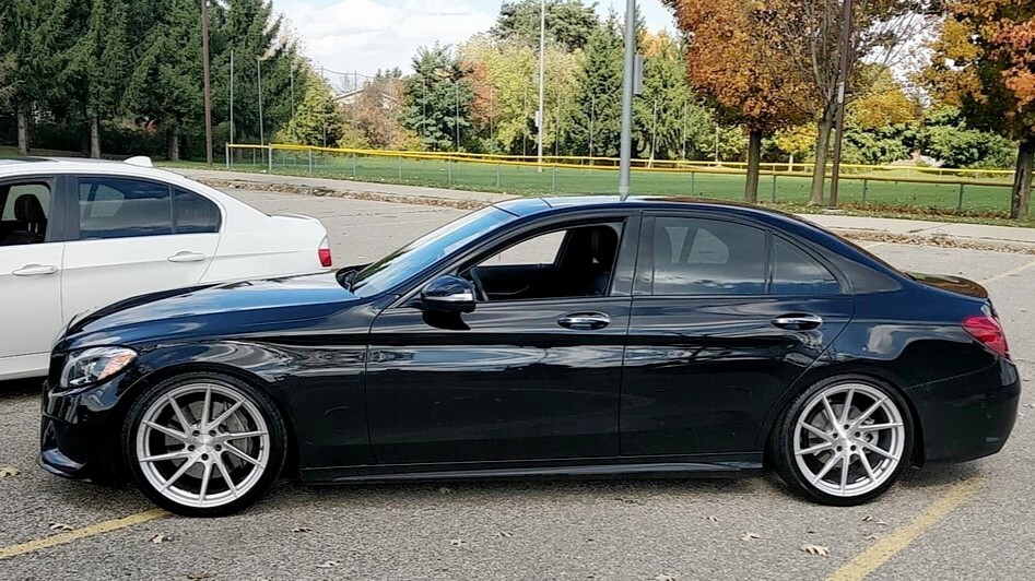 MERCEDES C400 LOWERING LINKS W205 (PREMIUM FULLY ADJUSTABLE LINKS) MODULE