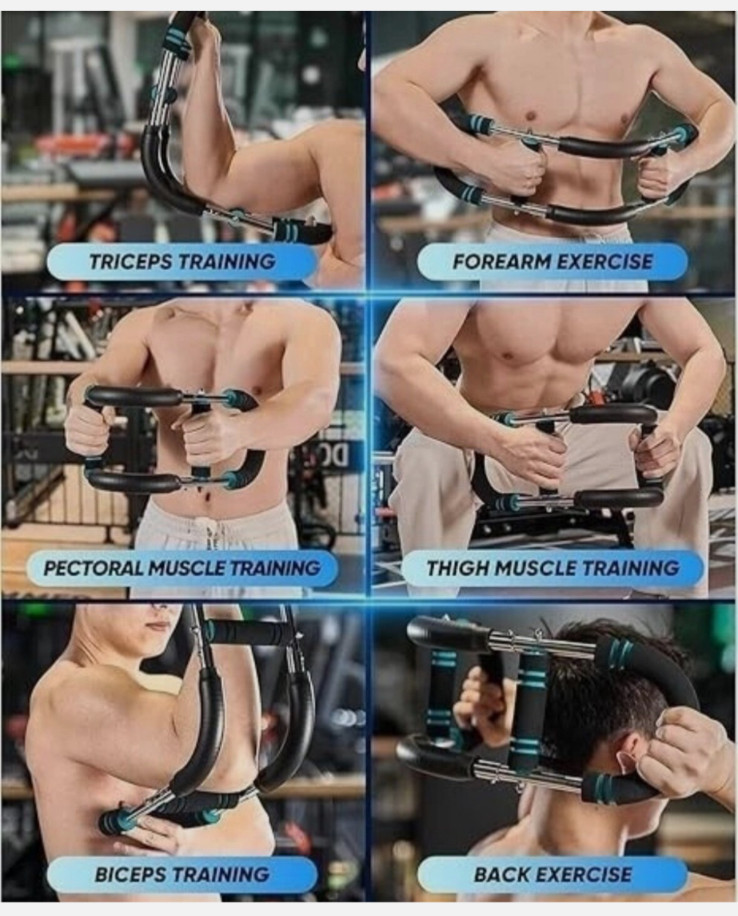 Twister Arm Trainer,70-100 lbs Adjustable Chest/Arm Training Device