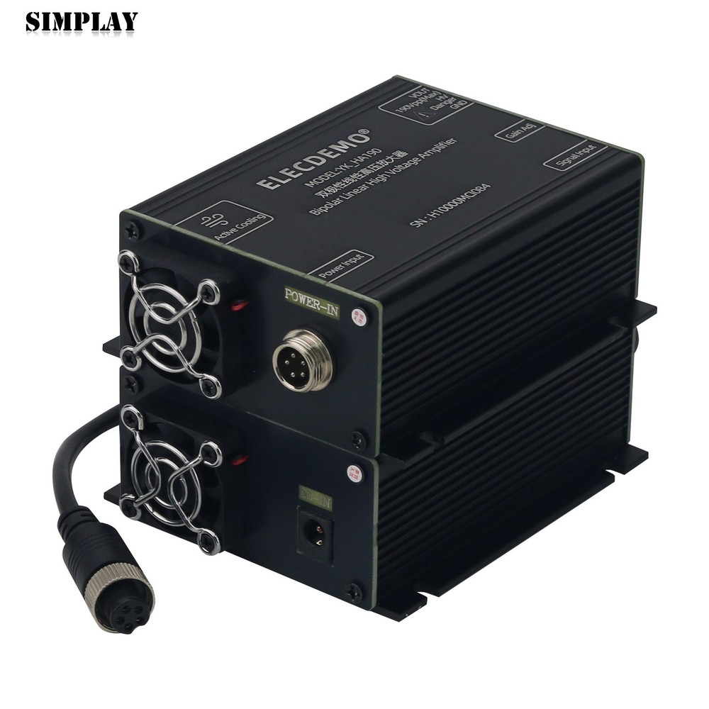 Dual Polarity High Voltage Linear Amplifier 190Vpp Arbitrary Wave