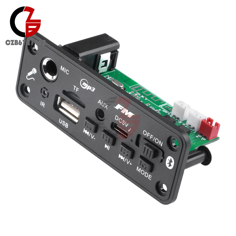 MP3 Bluetooth5.3 Power Amplifier Decoder Board USB TF FM Radio 2*3W Audio Player