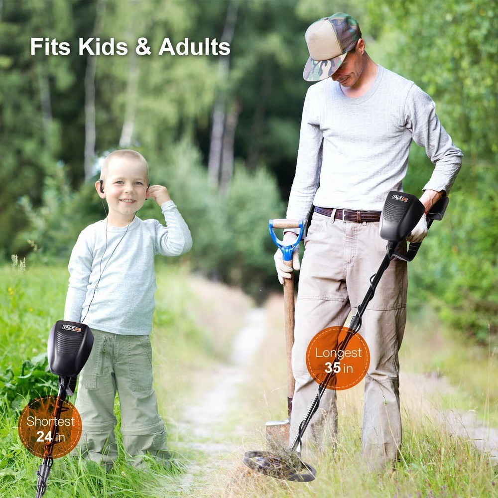 Detector, 3 Modes Adjustable Waterproof Detectors with Larger Back-lit LCD Displ