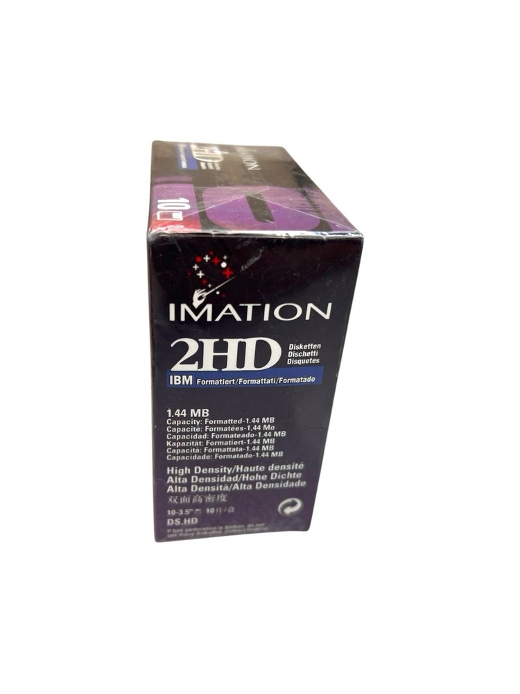 Genuine Imation IBM Formatted 2HD 1.44 Diskettes (10 Pack)