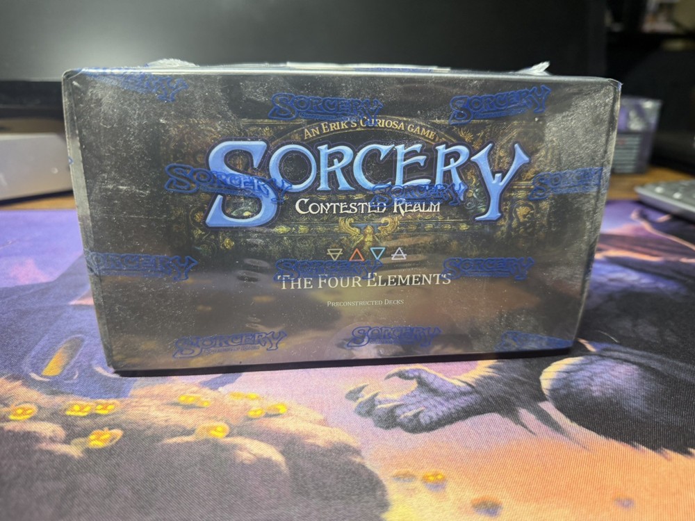 Sorcery Contested Realm ALPHA The Four Elements precon deck box sealed