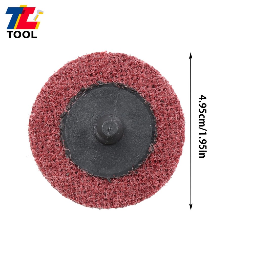 25 Pack Surface Conditioning Quick Change Discs 2" Red Medium Prep Pad Discs