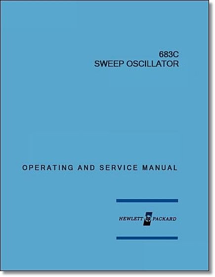 HP 683C Operating & Service Manual: w/11"x17" Schematics & Protective Covers