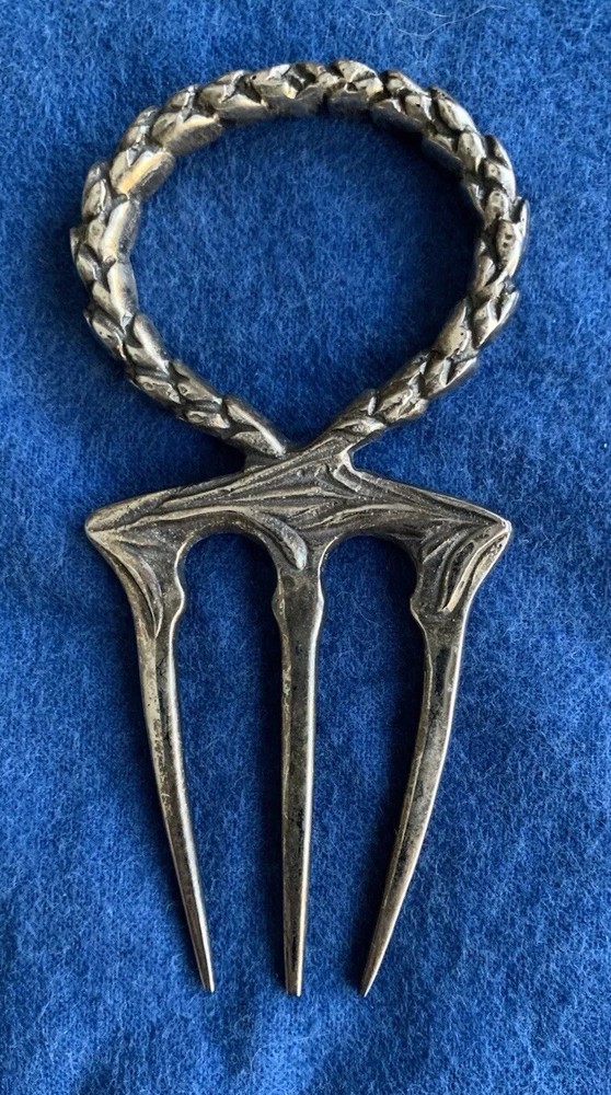 Colonial Australia Silver Plated Bread Fork John Wellby Transported Convict 1867