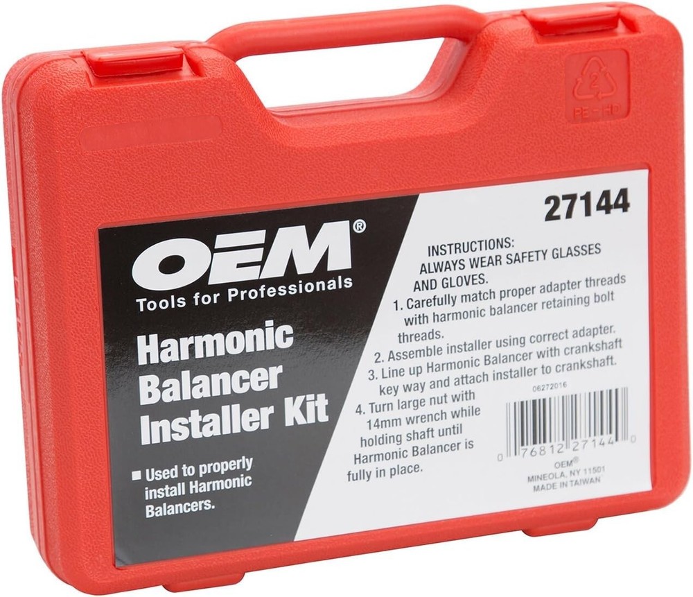 27144 Harmonic Balancer Installer Too, Color-Coded Adjustable Sleeves, 9 Count T