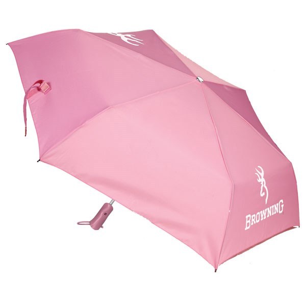 Browning Buckmark Pink Travel Umbrella