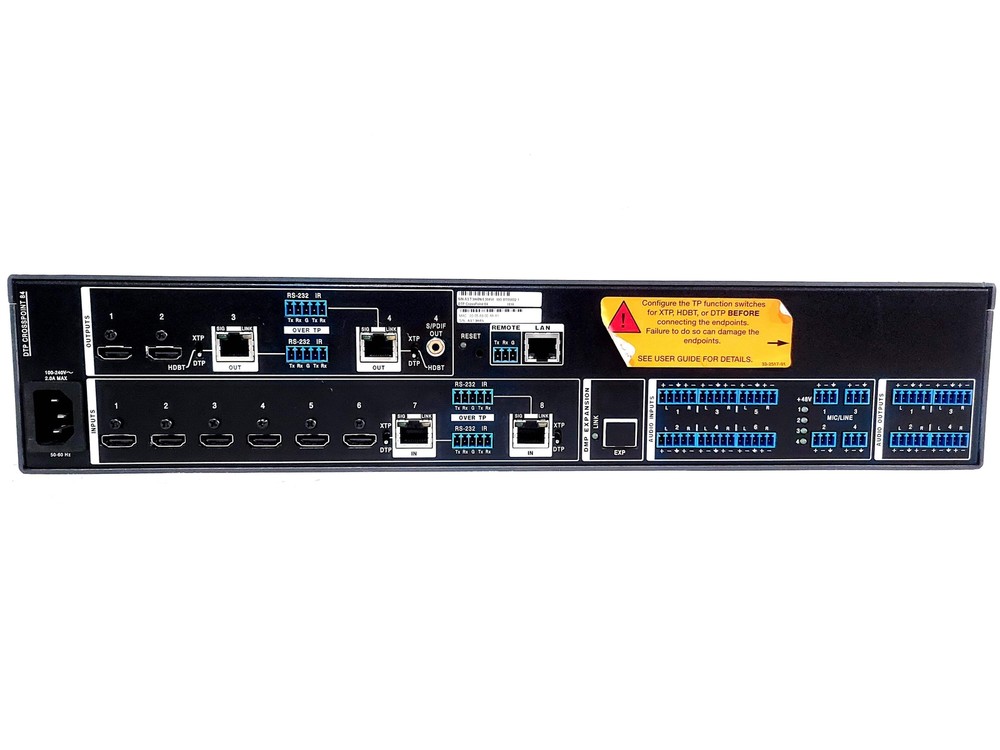 Extron DTP CrossPoint 84 Series Matrix Switcher