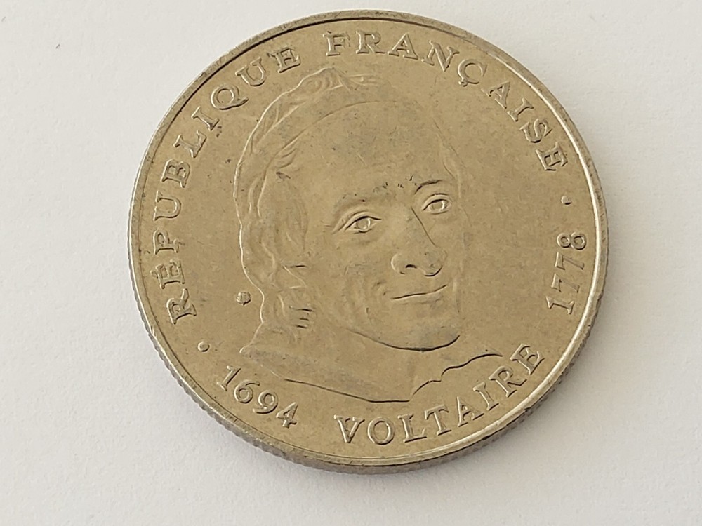 France , 5 Franc Commemorative Coin ,Voltage,   1994                 refp5-3