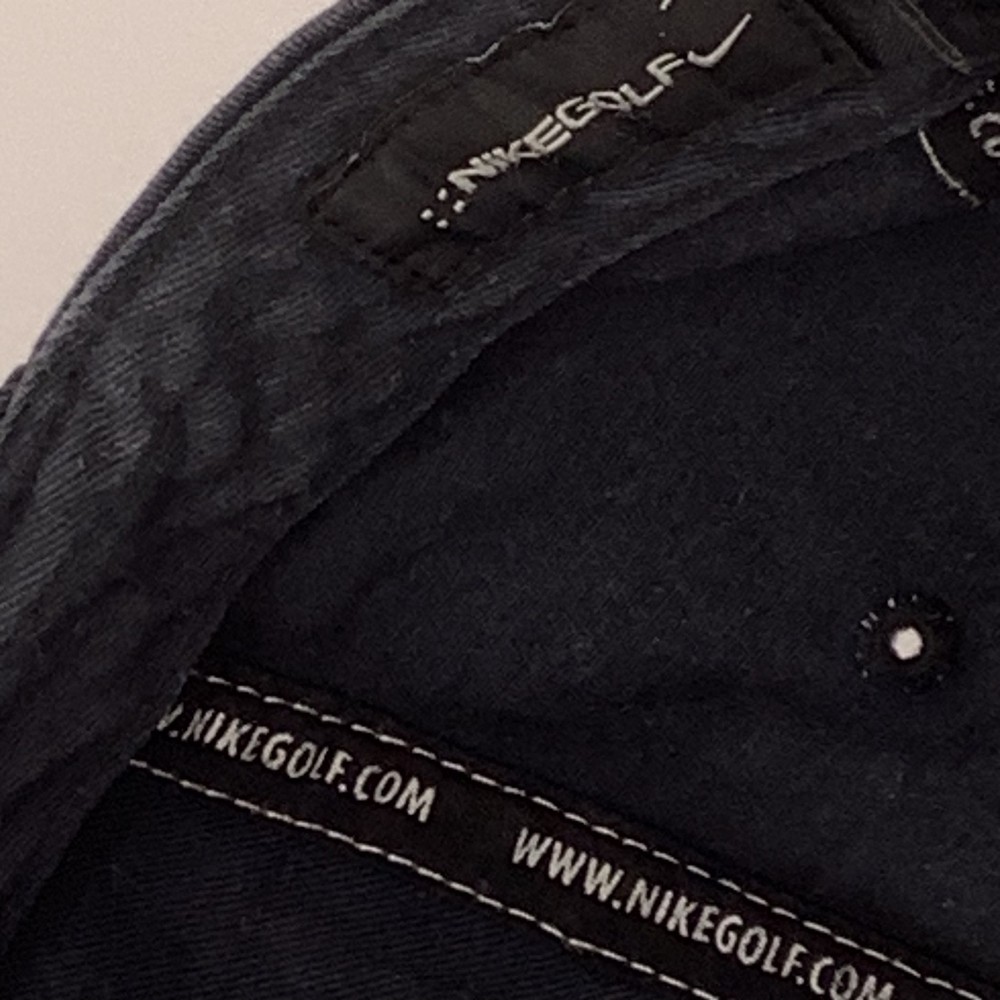 Cintas Strapback Hat Cap Blue Embroidered Nike Golf 6 Panel Style