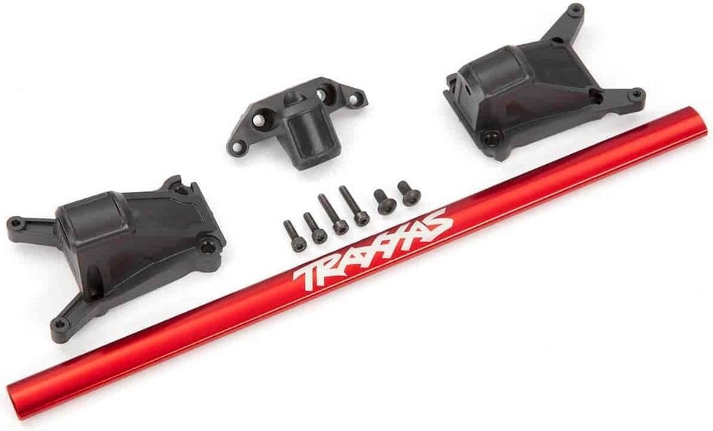 Durable Red Aluminum Chassis Brace Kit – Essential for Racing Performance