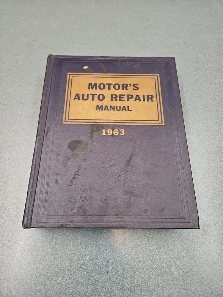 Motor’s Auto Repair Manual 1963