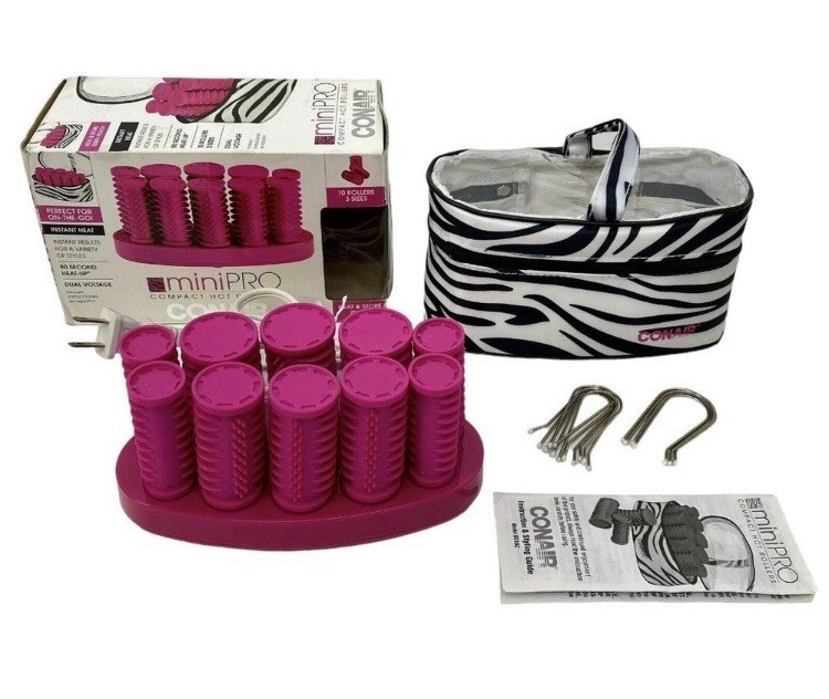 Conair mini pro compact hot rollers compact hot rollers Dual Voltage HS10T New