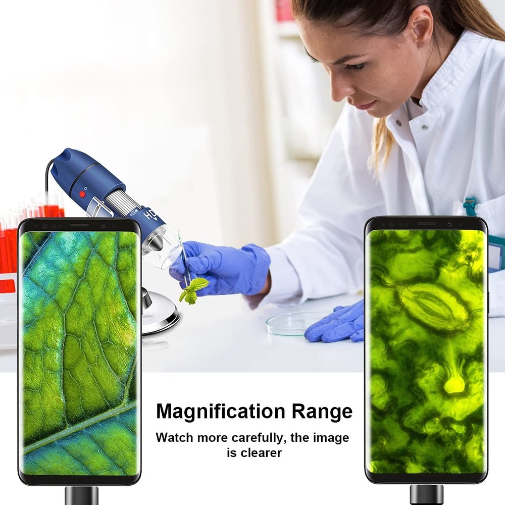 2K HD 2560x1440P USB Digital Microscope for Android Cellphone and Tablet Wind...