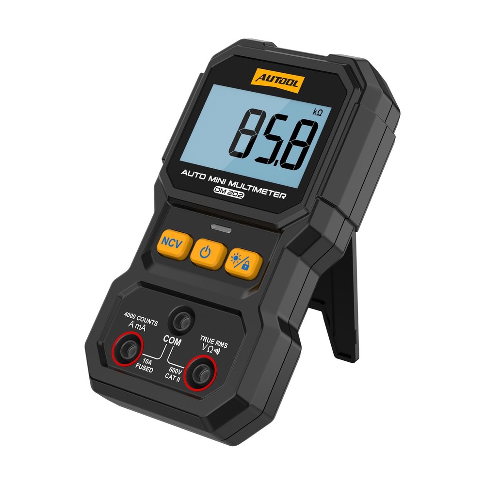 Auto Digital Multimeter Tester AC DC Volt Amp Meter NCV Ohm Current Tester TRMS